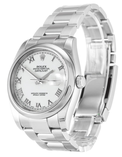 Rolex Datejust White Dial 116200-2 36 mm