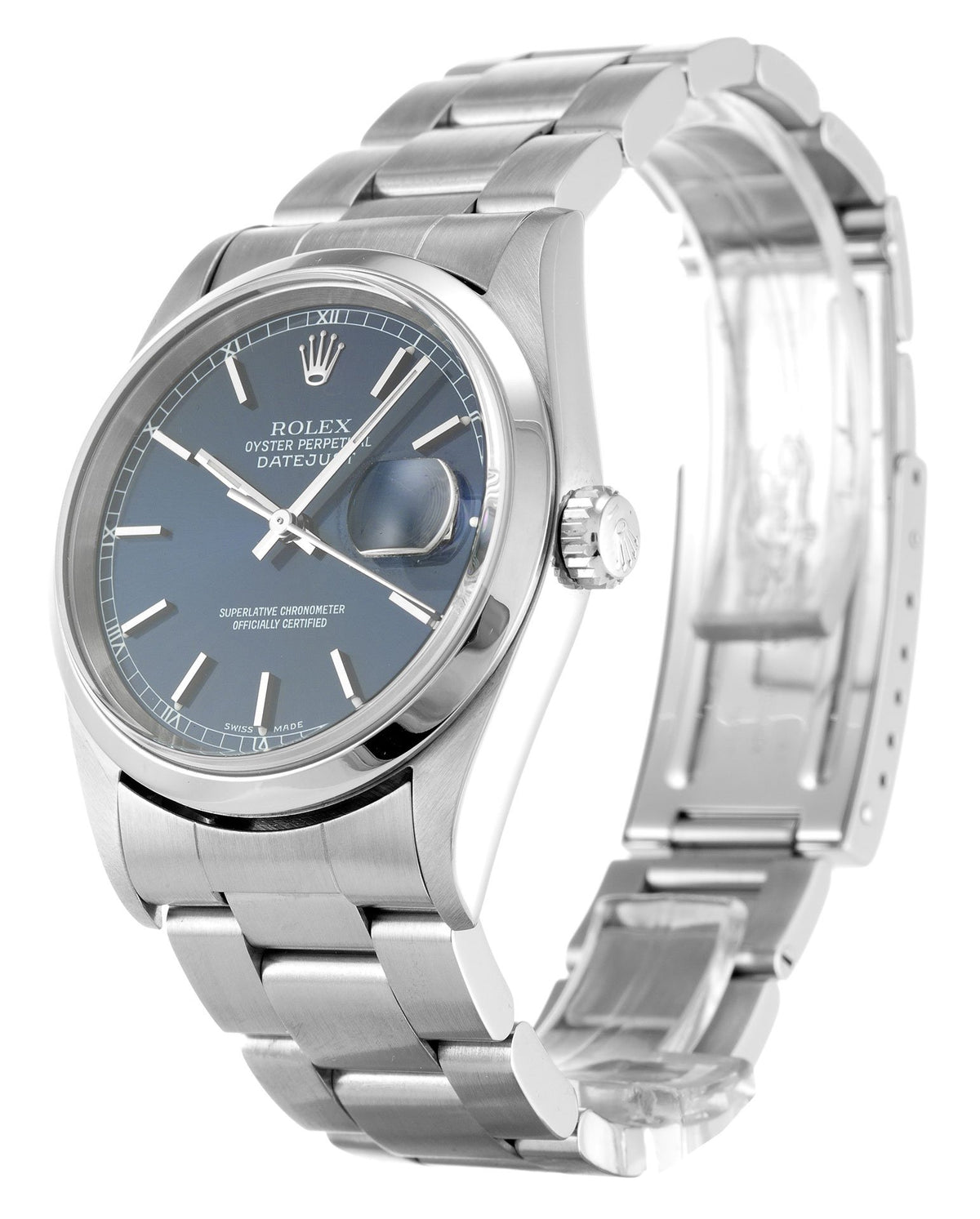Rolex Datejust Blue Dial 16200 36 mm