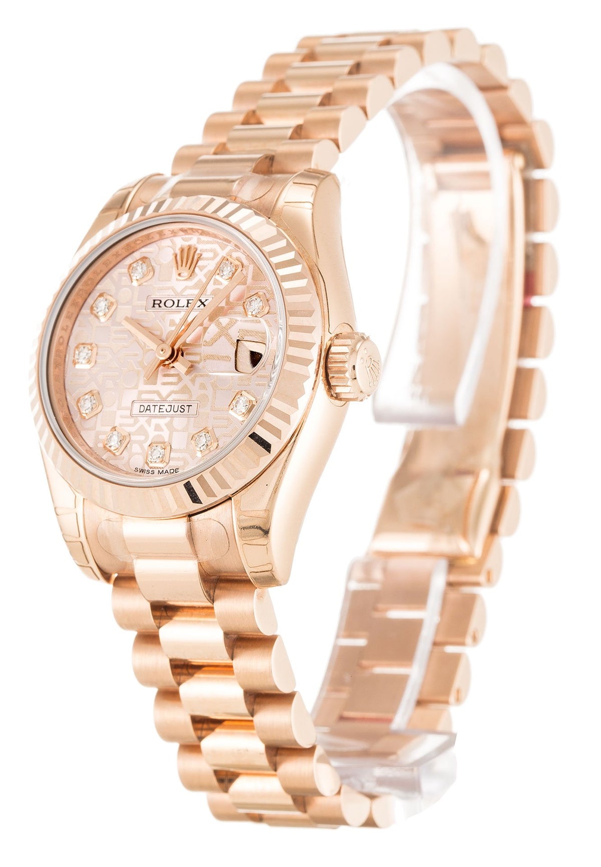 Rolex Lady-Datejust Rose Dial 179175 26 mm