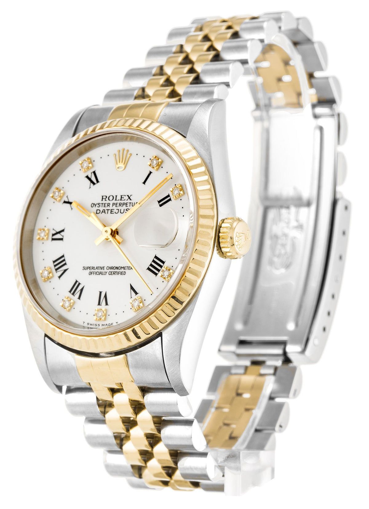 Rolex Datejust White Dial 16233 36 mm
