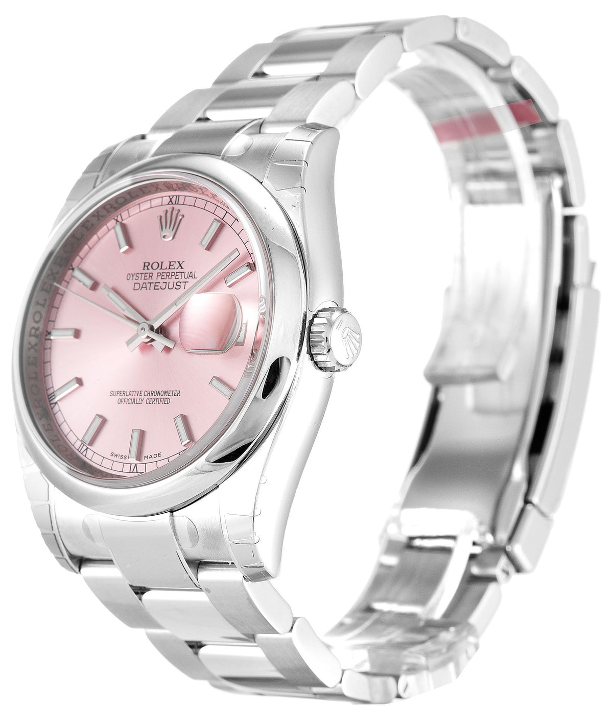 Rolex Datejust Pink Dial 116200 36 mm