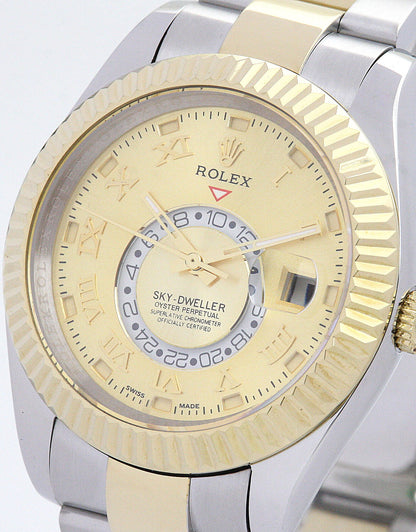 Rolex Sky-Dweller Gold Dial 326938-2