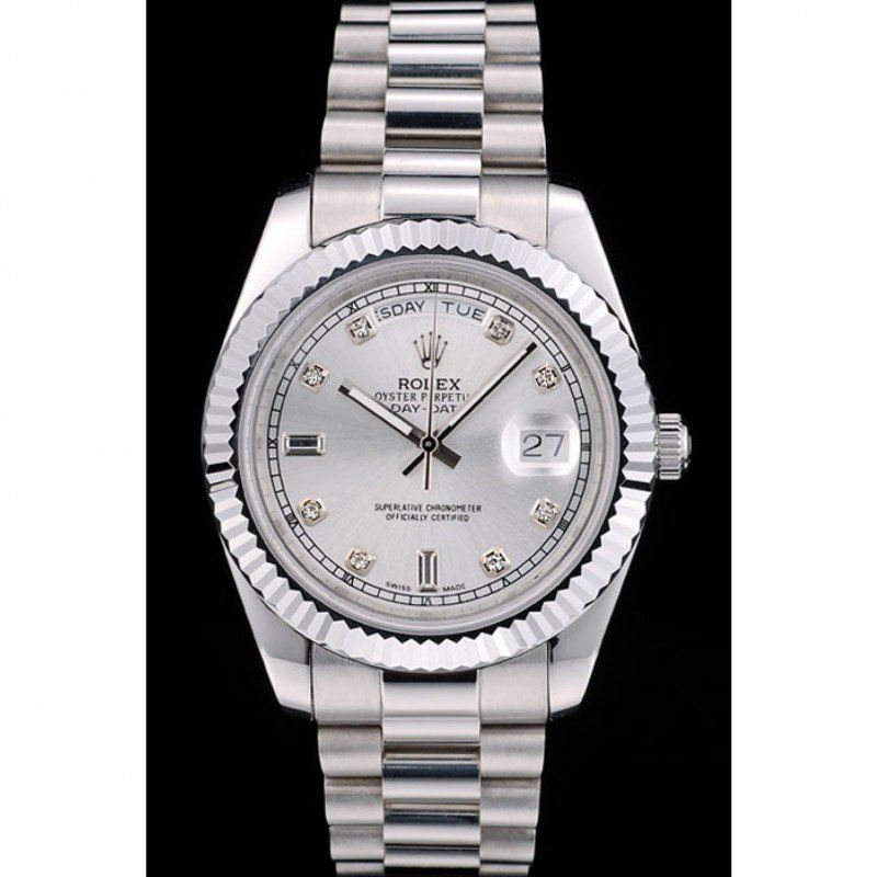Rolex Day-Date Silver Dial 41995 40 mm