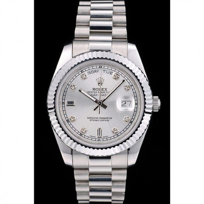 Rolex Day-Date Silver Dial 41995 40 mm
