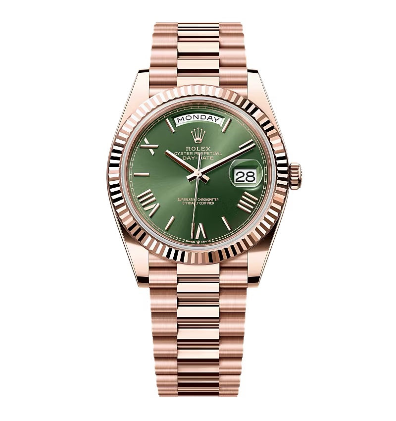 Rolex Day-Date Olive Green Dial 228235-0025 40 mm