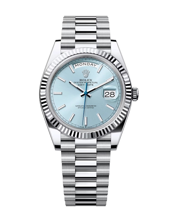 Rolex Day-Date Ice blue Dial 228236 40 mm