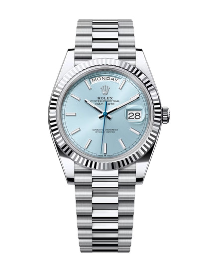 Rolex Day-Date Ice blue Dial 228236 40 mm