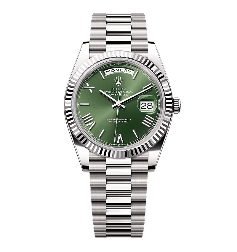 Rolex Day-Date Olive Green Dial 228239-0033 40 mm