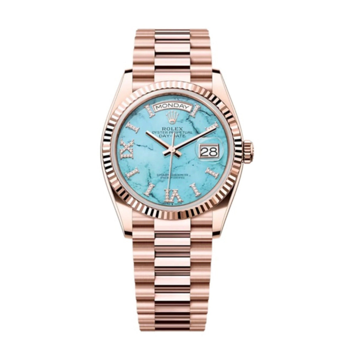 Rolex Day-Date Turquoise Dial 128235 40 mm