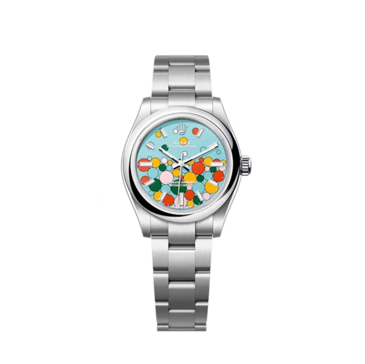 Rolex Oyster Perpetual Turquoise blue Dial 277200 31 mm
