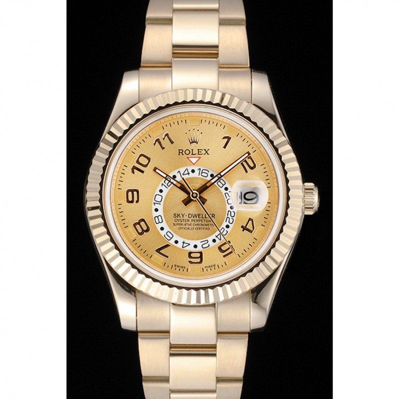 Rolex Sky-Dweller Gold Dial 80243