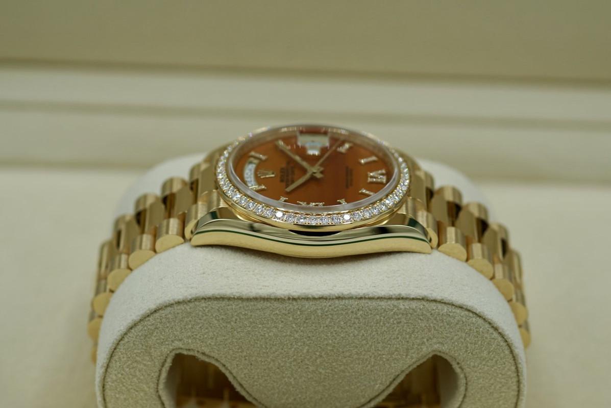 Rolex Day-Date Carnelian Dial 128348RBR 36 mm