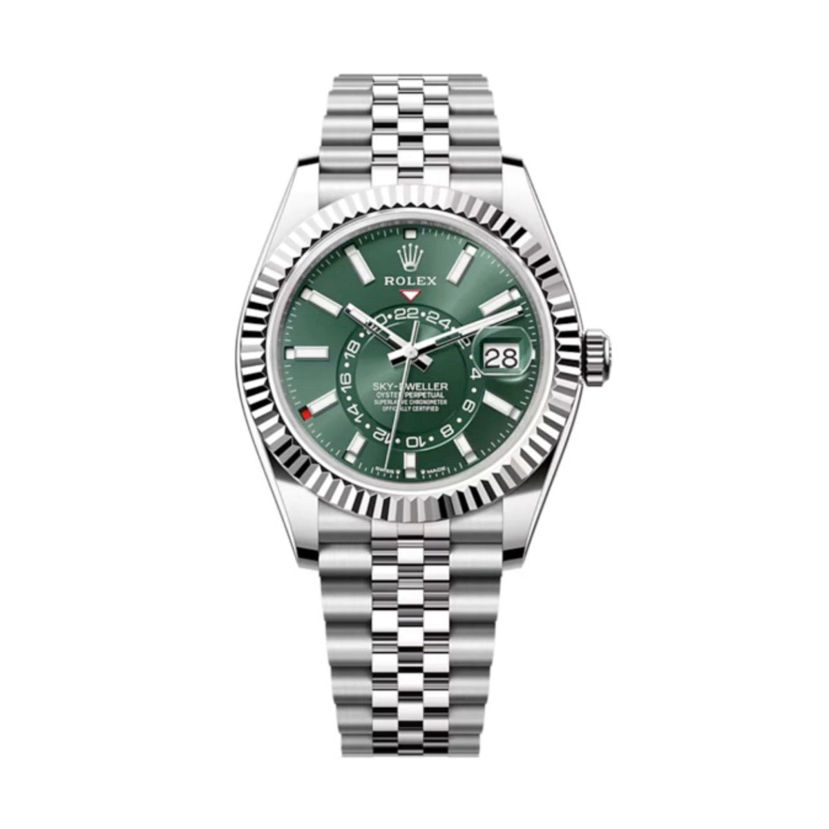 Rolex Sky-Dweller Mint green Dial 336934 Jubilee
