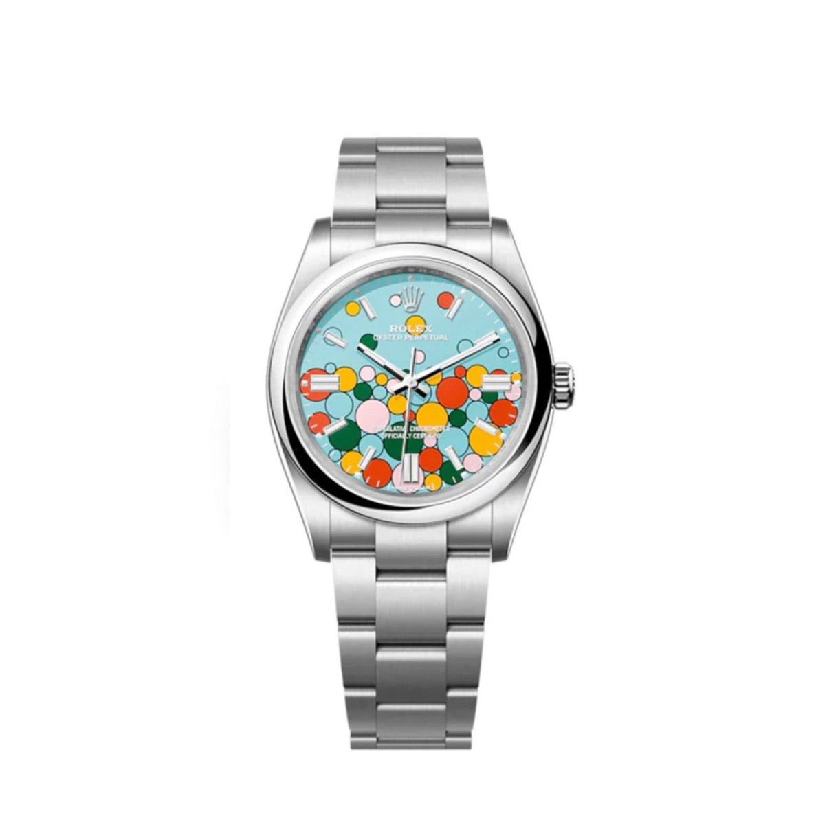 Rolex Oyster Perpetual Turquoise Dial 126000 36 mm