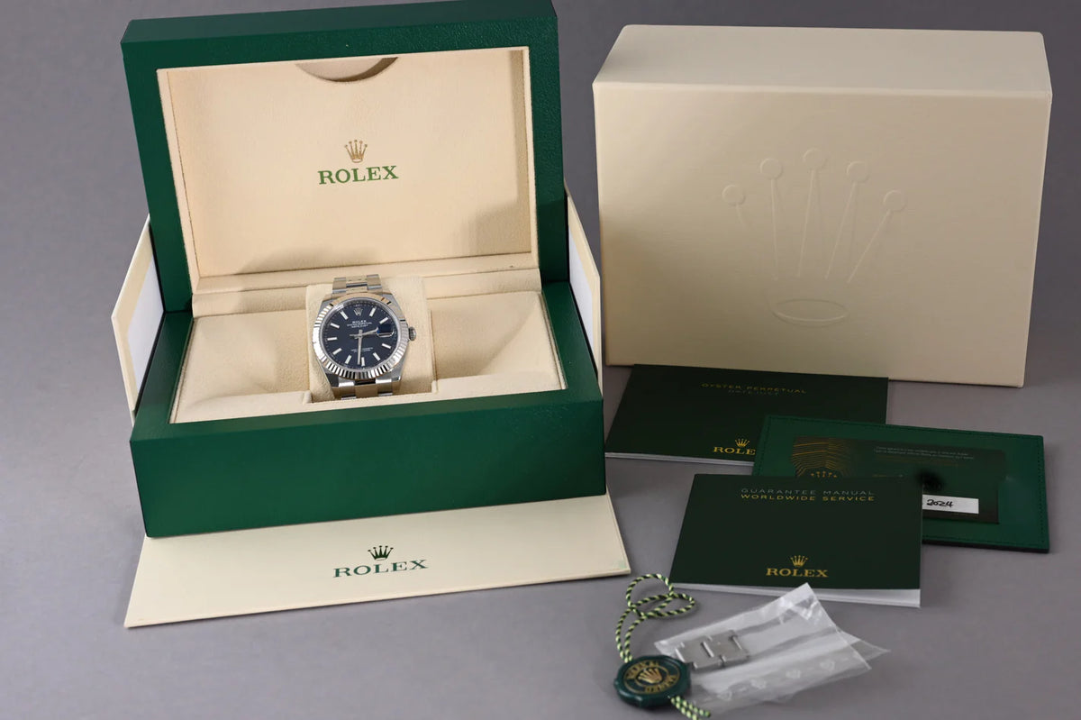 Rolex Datejust Blue Dial 126334 Oyster 41 mm
