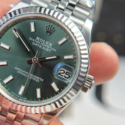 Rolex Datejust Mint Green Dial 278274 31 mm