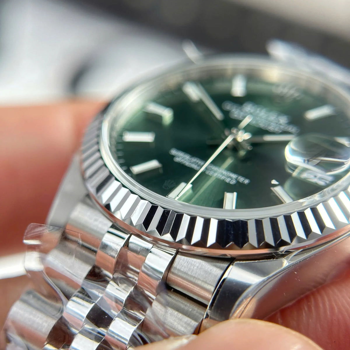 Rolex Datejust Mint Green Dial 278274 31 mm