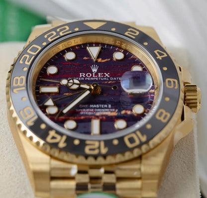 Rolex GMT-Master II 126718GRNR Tiger Iron Dial