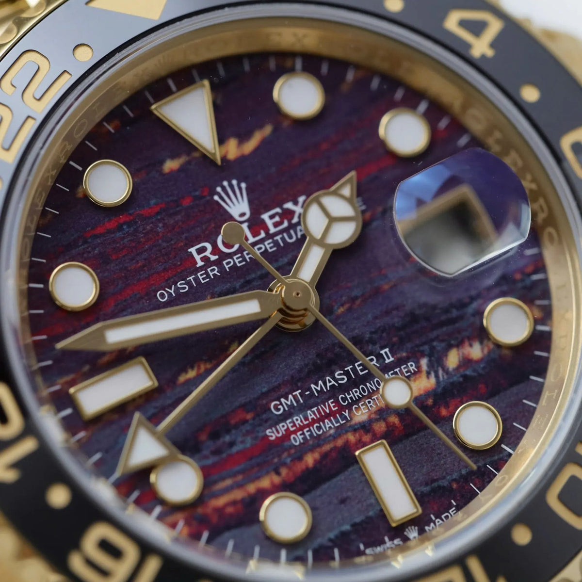 Rolex GMT-Master II 126718GRNR Tiger Iron Dial