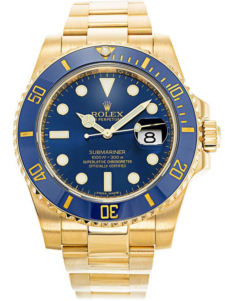Rolex Submariner Blue Dial 116618LB