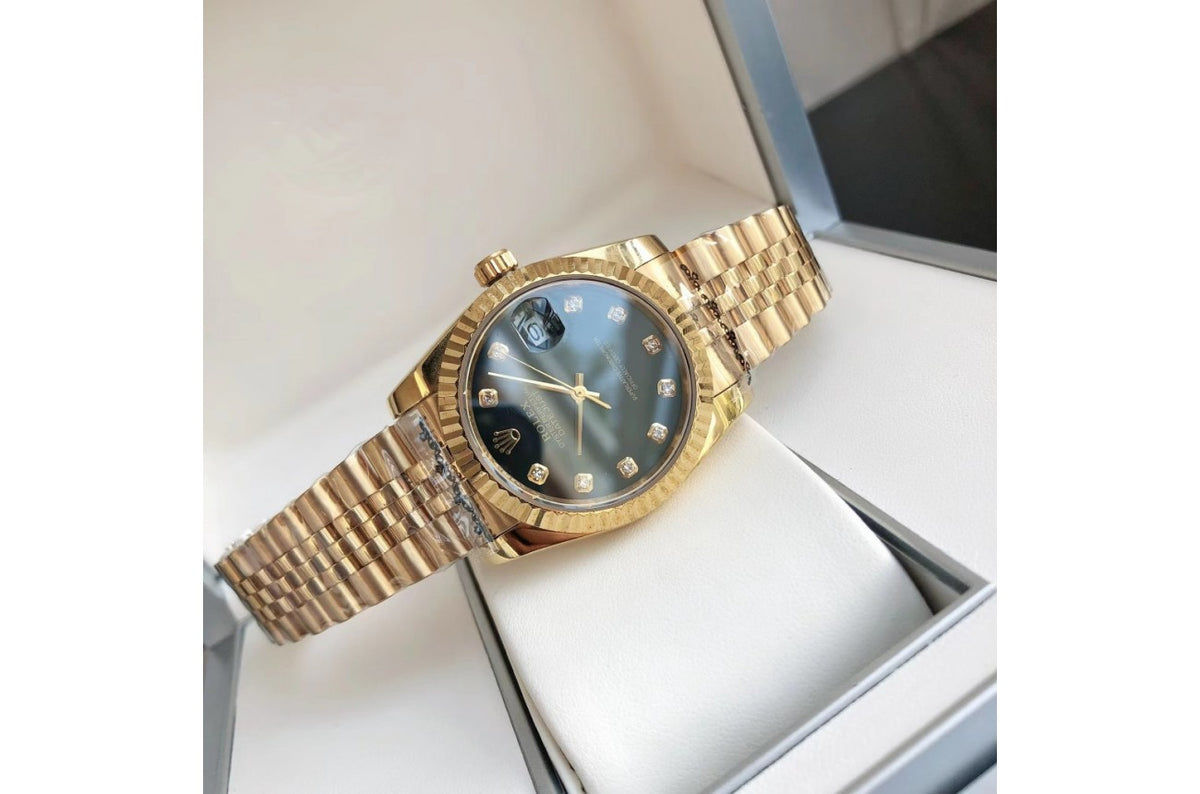 Rolex Datejust RG/RG Jub Black/Dial 36/28 mm