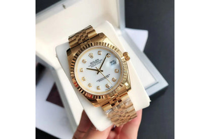 Rolex Datejust RG/RG Jub White/Dial 36/28 mm