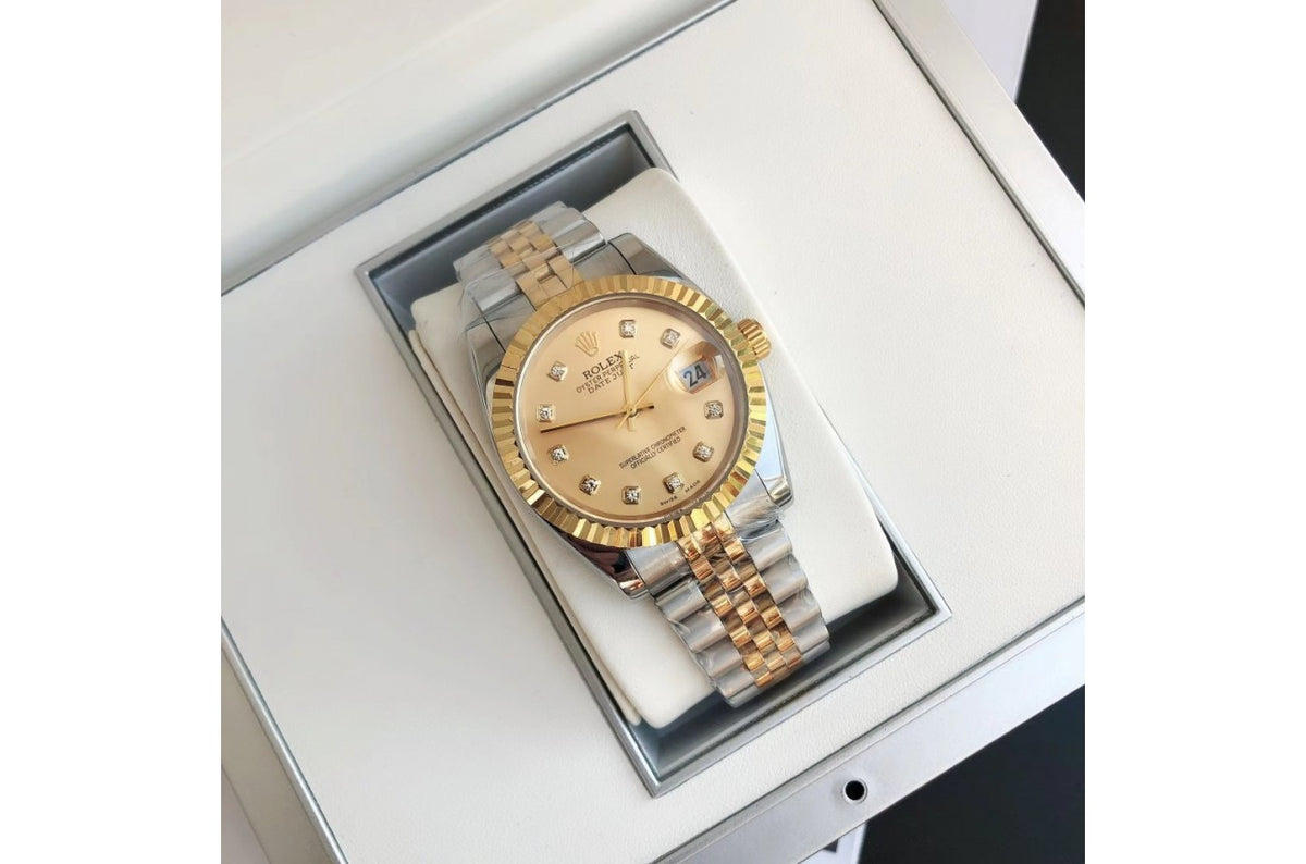 Rolex Datejust RG/SS Jub Gold/Dial 36/28 mm