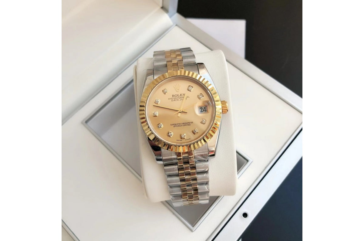 Rolex Datejust RG/SS Jub Gold/Dial 36/28 mm