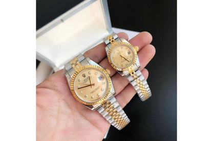 Rolex Datejust RG/SS Jub Gold/Dial 36/28 mm