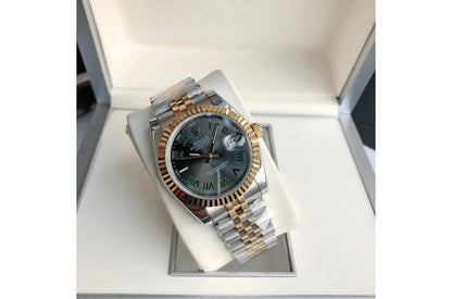 Rolex Datejust RG/SS Jub Grey/Rmn 36/28 mm