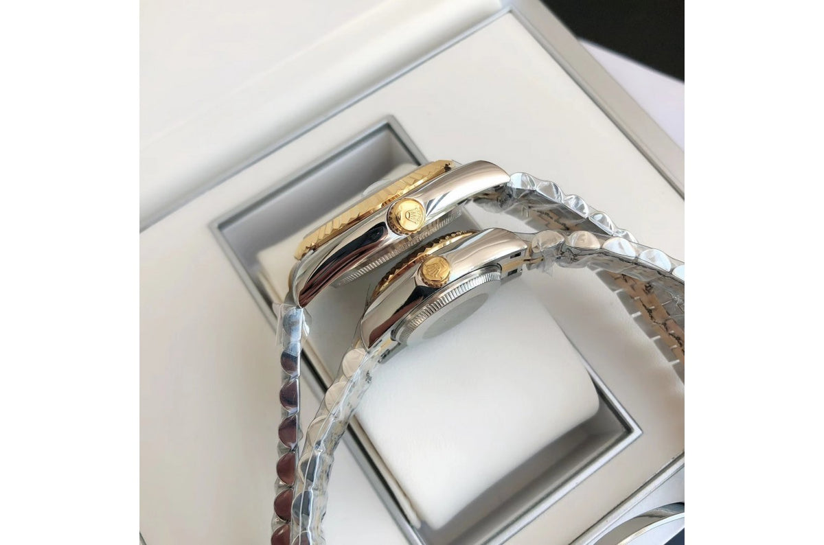 Rolex Datejust RG/SS Jub Sliver/Dia 36/28 mm