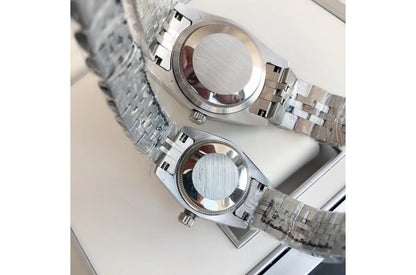 Rolex Datejust SS/SS Jub Black/Dial 36/28 mm