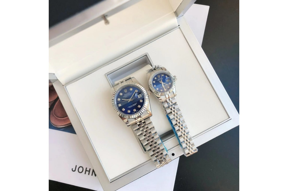 Rolex Datejust SS/SS Jub Blue/Dial 36/28 mm
