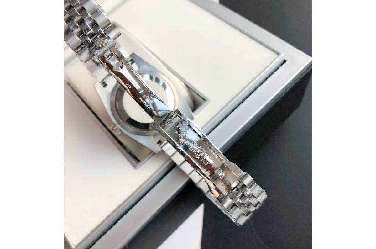 Rolex Datejust SS/SS Jub Green/Dia 36/28 mm
