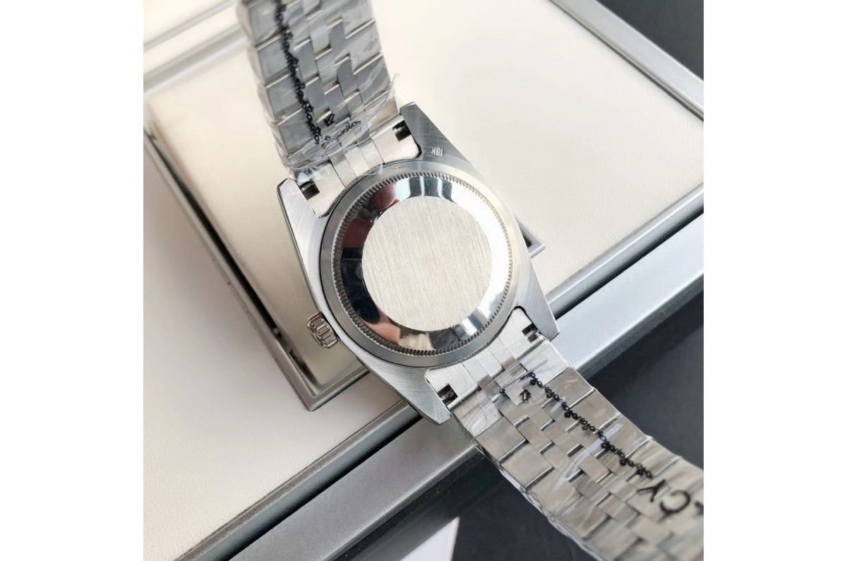 Rolex Datejust SS/SS Jub Green/Dia 36/28 mm
