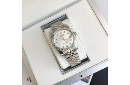 Rolex Datejust SS/SS Jub Sliver/Dia 36/28 mm