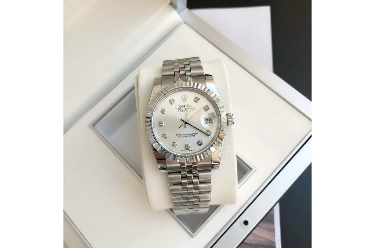 Rolex Datejust SS/SS Jub Sliver/Dia 36/28 mm