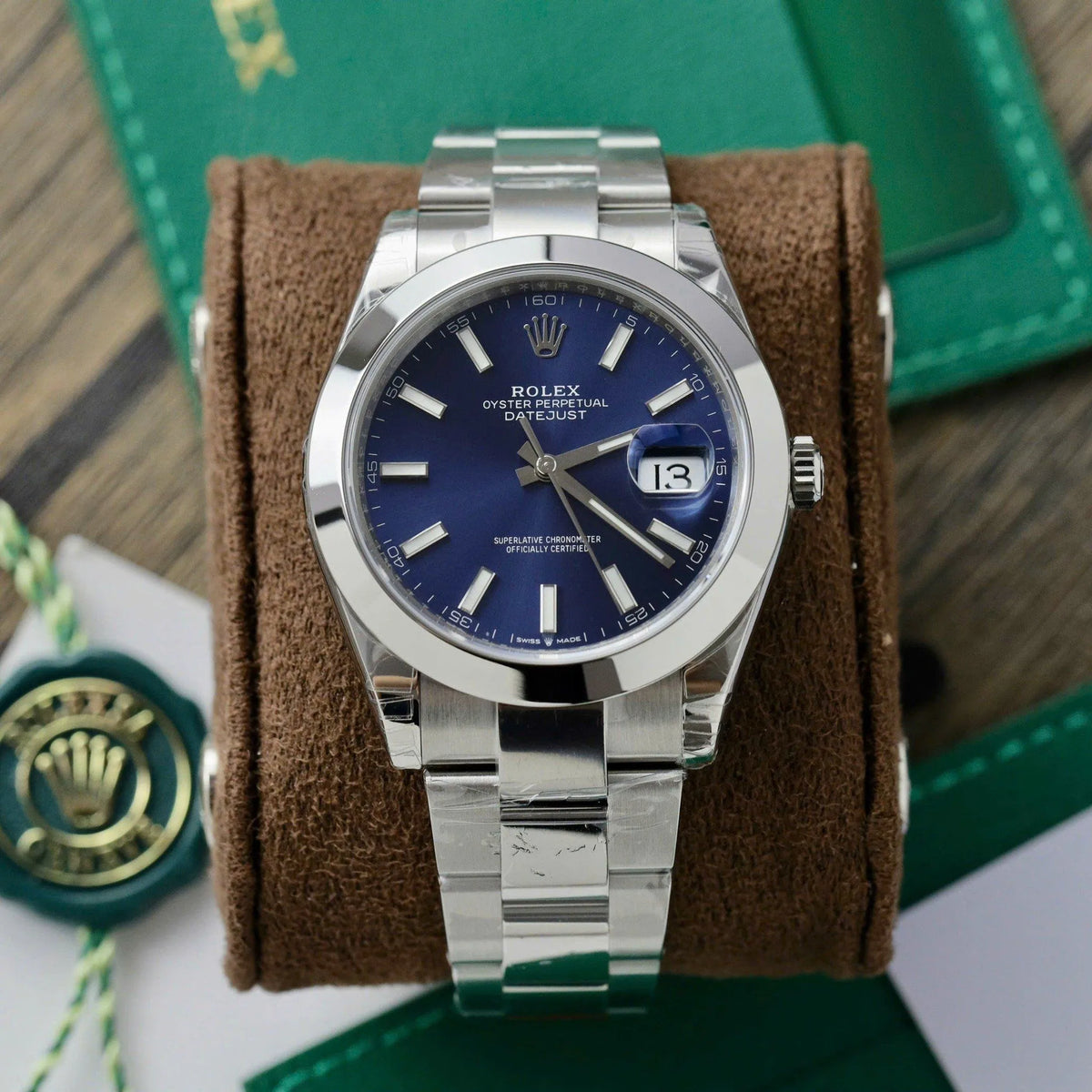Rolex Datejust II Blue Dial 116300 41 mm
