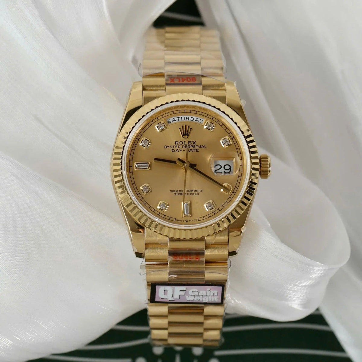 Rolex Day-Date Gold Dial 118238 36 mm