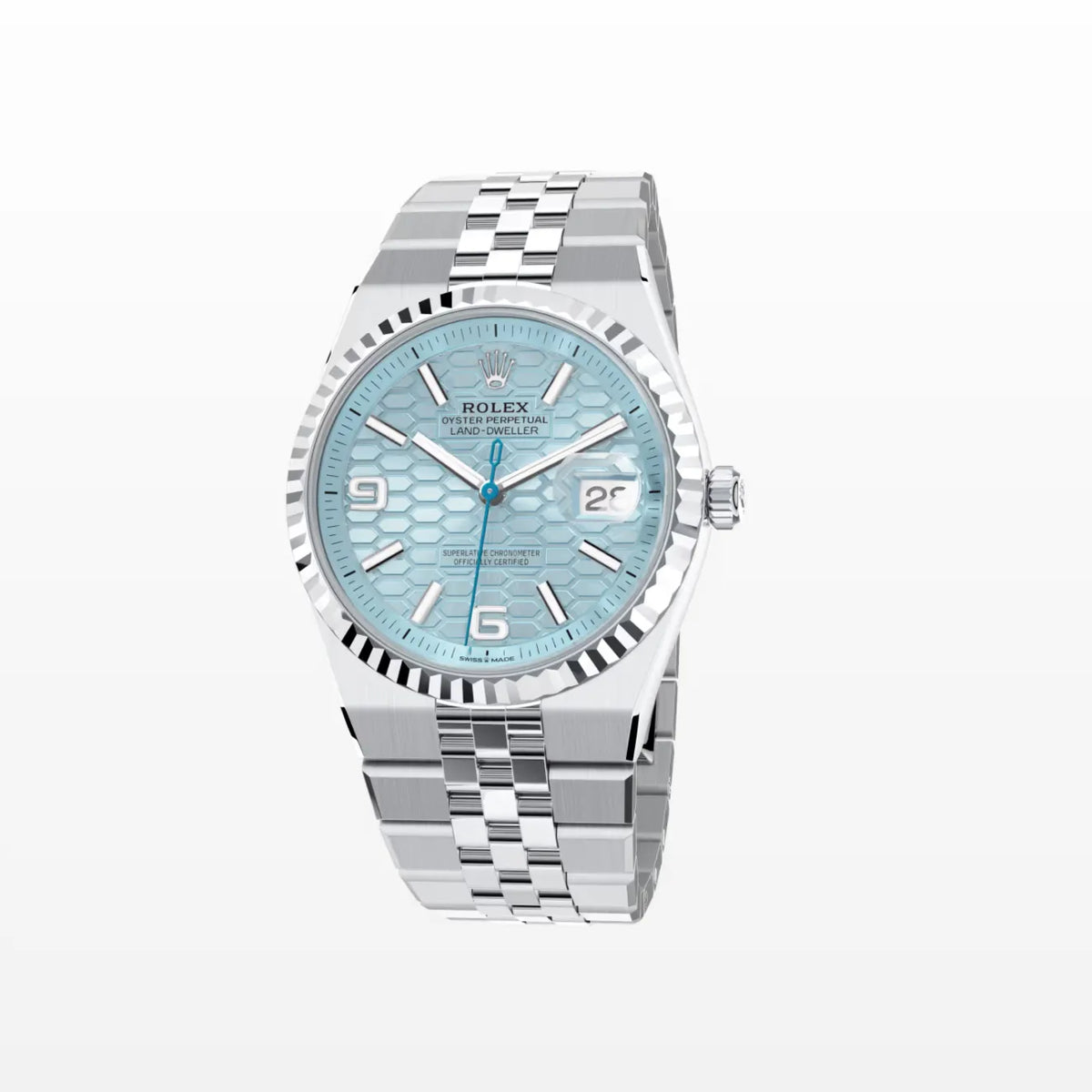 Rolex Land-Dweller 36 mm Ice Blue Dial (2025)