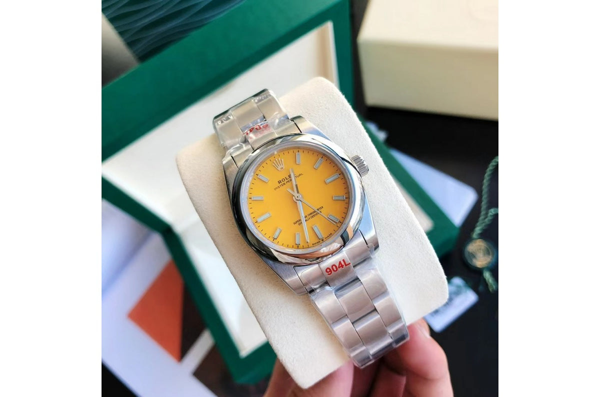 Rolex Oyster Perpetual SS/SS Yellow/Stk 31/41 mm