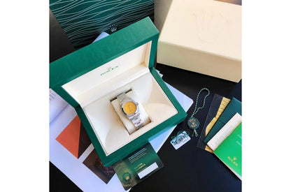 Rolex Oyster Perpetual SS/SS Yellow/Stk 31/41 mm
