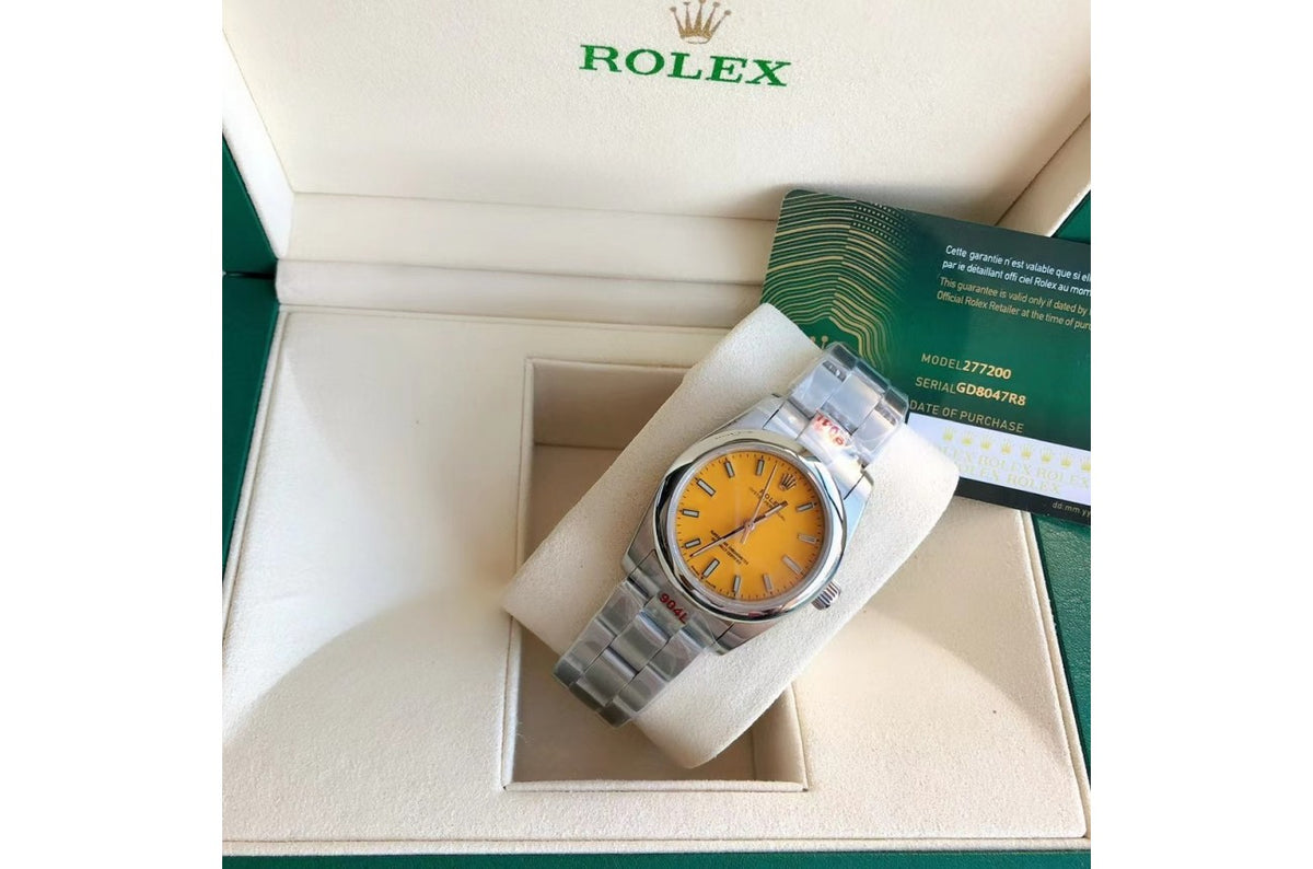 Rolex Oyster Perpetual SS/SS Yellow/Stk 31/41 mm