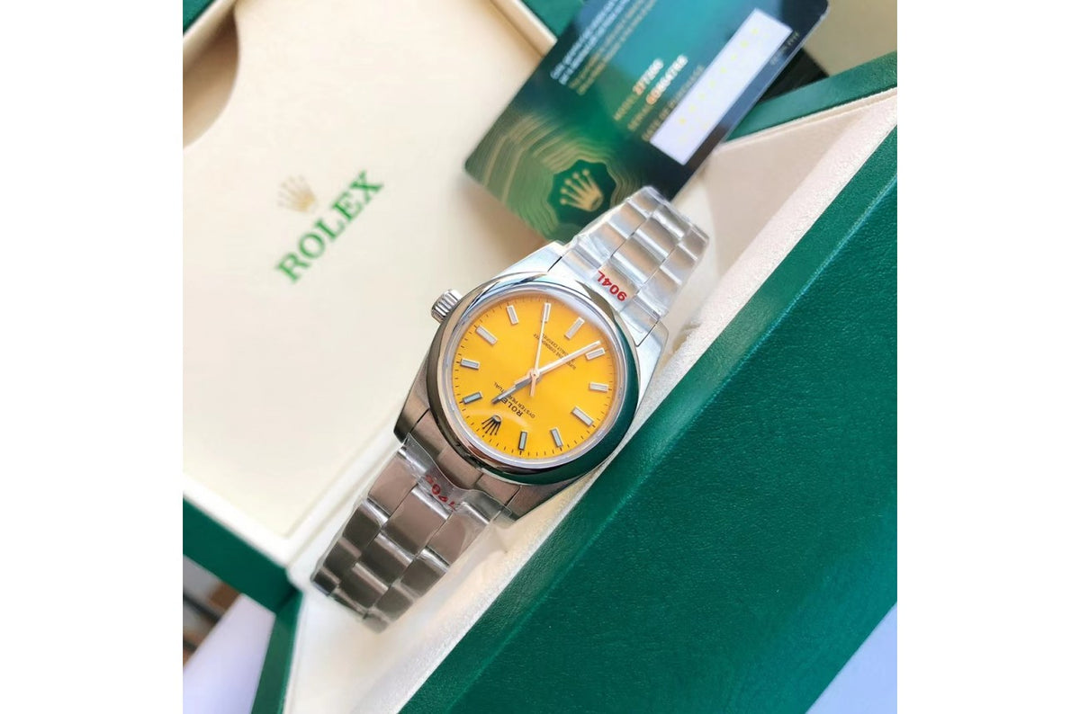Rolex Oyster Perpetual SS/SS Yellow/Stk 31/41 mm