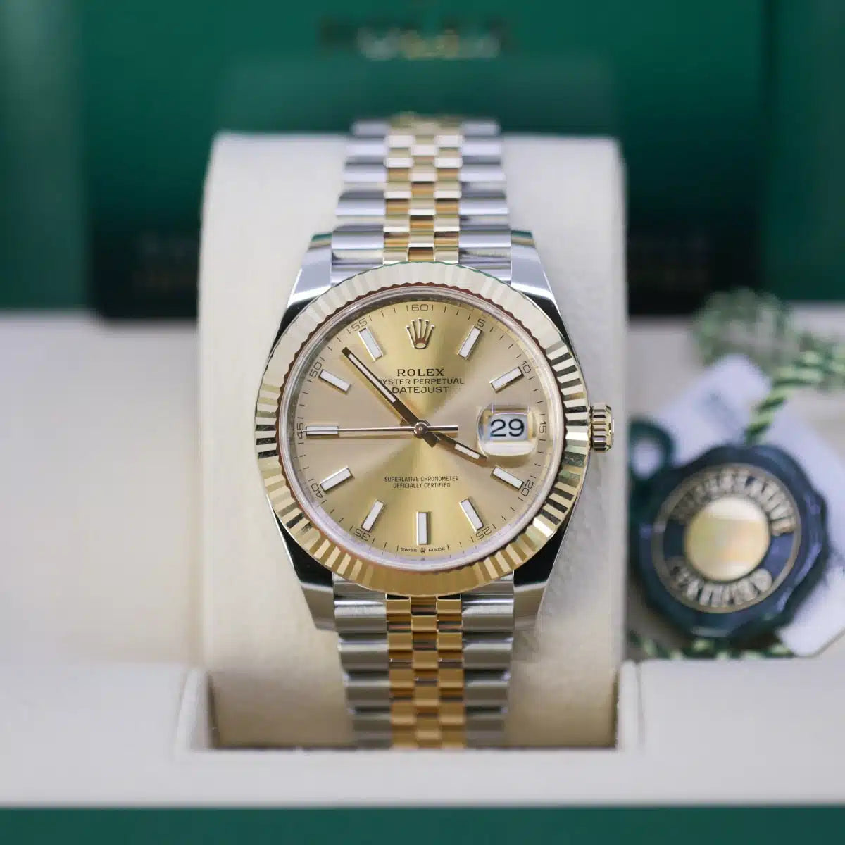 Rolex Datejust II Champagne Dial 126333 41 mm