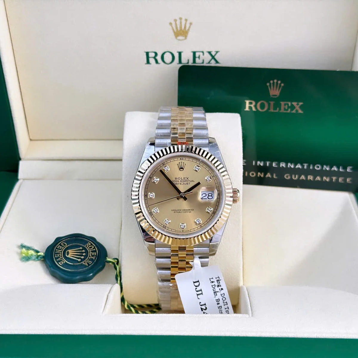 Rolex Datejust II Gold Dial 116333 41 mm