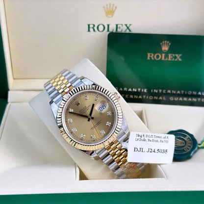 Rolex Datejust II Gold Dial 116333 41 mm