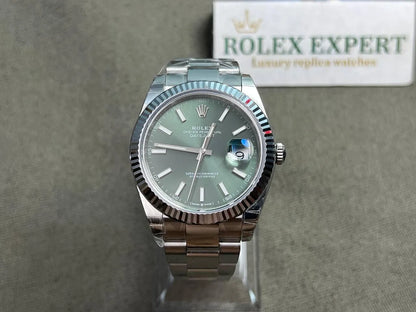 Rolex Datejust Mint Green Dial 126334-0027 41 mm