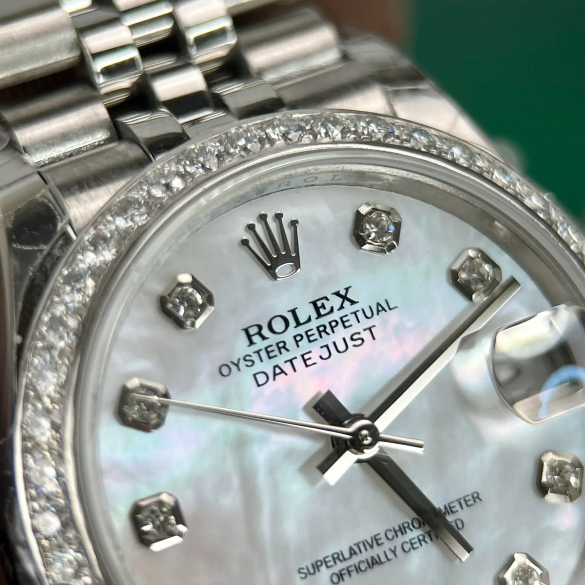 Rolex Datejust Mother of Pearl – White Dial 116244 36 mm