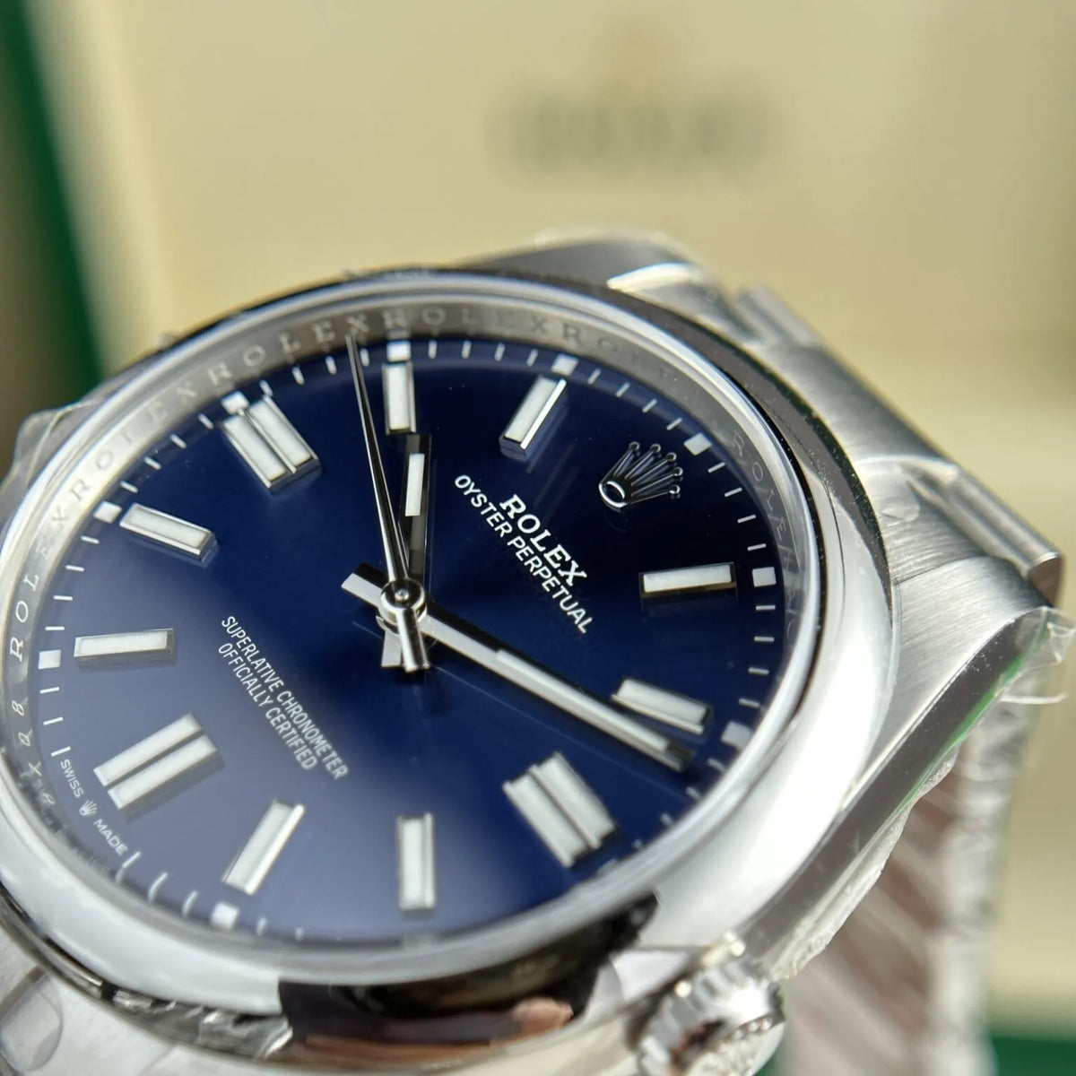 Rolex Oyster Perpetual Blue Dial 124300 41 mm